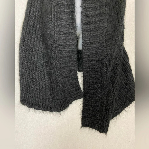 JC Collection Mohair waterfall knit duster sweater vest Sz M - Picture 7 of 15